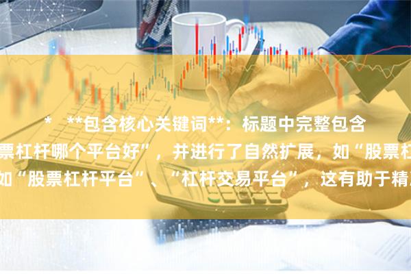 *   **包含核心关键词**：标题中完整包含了用户搜索的关键词“股票杠杆哪个平台好”，并进行了自然扩展，如“股票杠杆平台”、“杠杆交易平台”，这有助于精准匹配搜索意图。